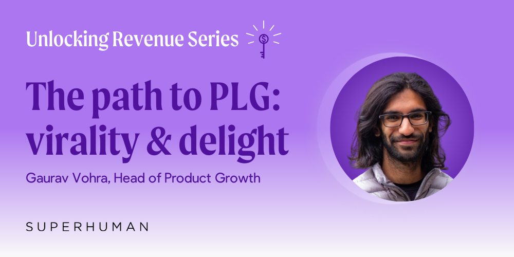 Superhuman's Path to PLG: Virality, Delight, and Humans at the Helm